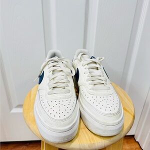 Nike Women’s Court Vision Alta white sneakers